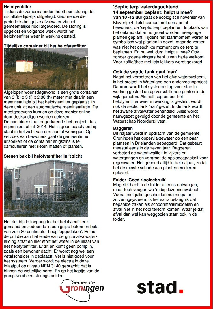 Nieuwsbrief blad 2