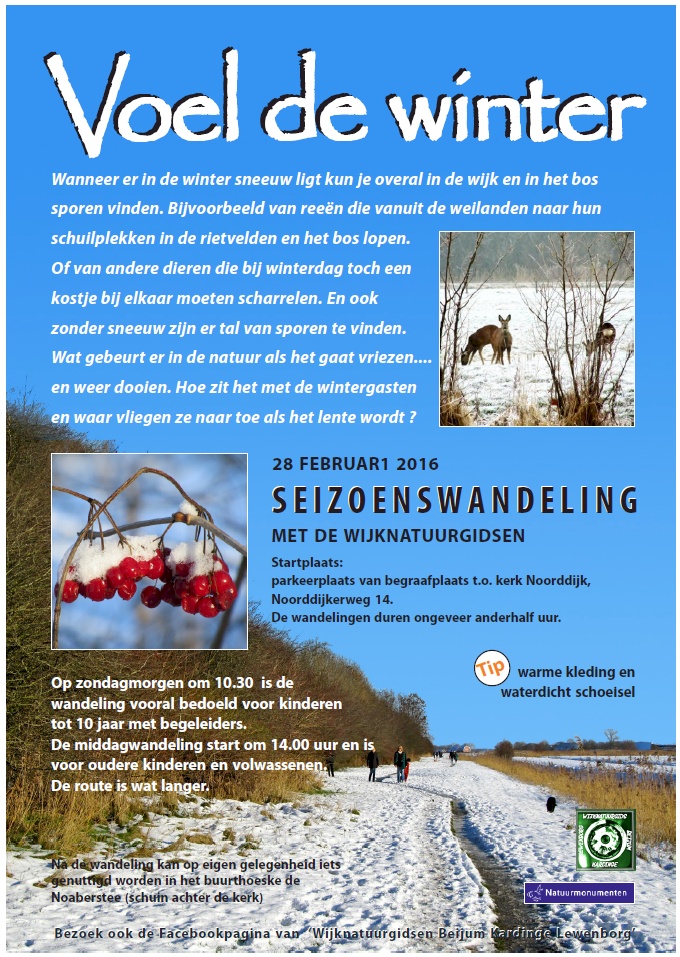 Seizoenswandeling 28022016