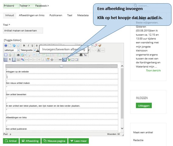 scr 106 artikel afbeelding invoegen