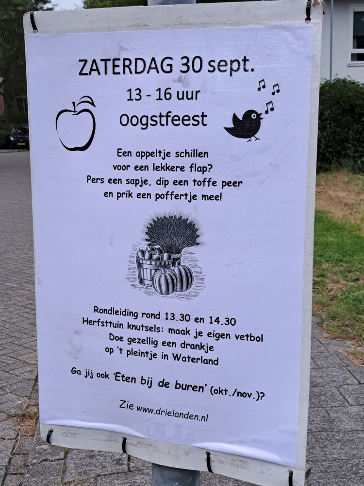 Tijd voor een feestje! Het jaarlijkse Drielanden Oogstfeest