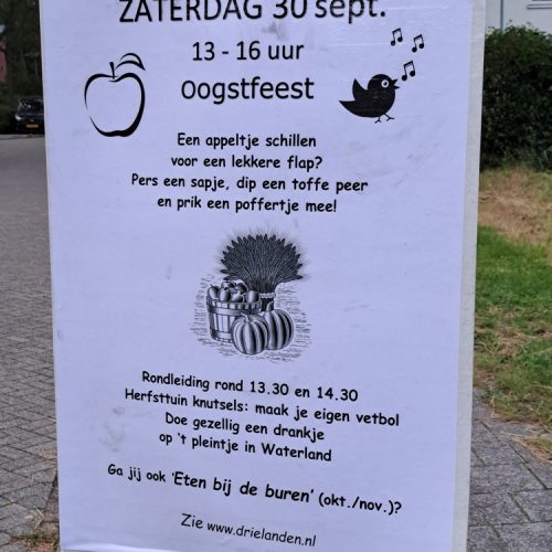 Tijd voor een feestje! Het jaarlijkse Drielanden Oogstfeest